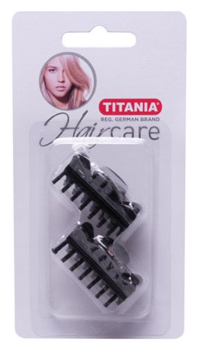 Шнола за коса Titania 4см 2бр. черна
