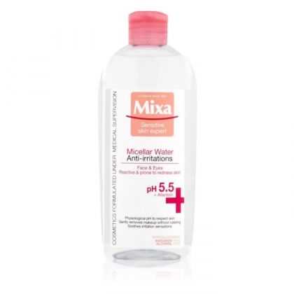 Мицеларна вода за чувствителна кожа Mixa 