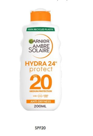 Слънцезащитно мляко Garnier Ambre Solaire SPF 20